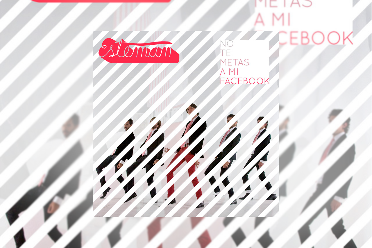 An image of the cover of Esteman’s single ‘No Te Metas a Mi Facebook’